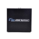 HDMI Splitter 1X2 HDMI splitter 1 in 2 out supports 3D&full HD1080p with power adapter