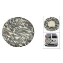 Nylon Exterior Camouflage Pattern Car Spare Tire Cover Protector 27" Dia