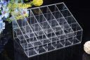 24 Cells Lipstick Showing Holder Makeup Cosmetic Trapezoid Display Stand