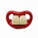 Baby Funny Teether Orthodontic Nipple Soother Food Grade ABS Novelty