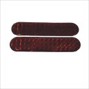 10 Pcs Red Car Auto Self Adhesive Safety Reflective Stickers