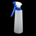 Hairdressing Water Trigger Spray Sprayer Bottle 500ml White Blue