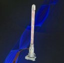 Auto Car DC Power LED Light Pink Clear Decorative Antenna w Cable