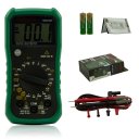 MASTECH MS8239B Pocket Digital Multimeter w/ Battery Test - Black + Green