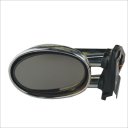 006C Auto Lamp Rearview Mirror With Light--Silver (2PCS)