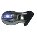 006C Auto Lamp Rearview Mirror With Light--Silver (2PCS)