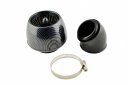 General Thread Dia 4.8cm Carbon Fiber Color Apple Shape Motorcycle Air Filter