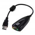 5HV2 External USB Sound Card 7.1 Channel USB To 3D CH Virtual Channel Sound Track Audio Adapter
