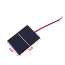 0.65W 1.5V Polycrystalline Silicon Solar Panel Mobile Phone Digital Products