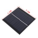 1W 5.5V Polysilicon Solar Panels Outdoor Portable Black Solar Panels