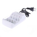 AA/AAA Ni Cd NiMh Rechargeable Charger 4 Slots LCD Indicator Smart Charger 