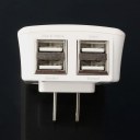 mobil 4.5A Four USB Travel Charger Plug  US/EU Regulations USB Power Adapter 