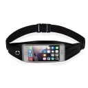 Mobile phone Edge Pouch Pack Sports Waist Bags With Belt Zipper Phone Case 