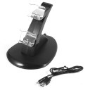  Station Stand PS4 Gamepad Double Charging Cradle USB LED Charging Dock