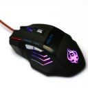 PC Lapto New Adjustable Agile 7 Buttons Optical USB Wired Gaming Game Mouse 