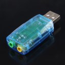 Audio Adapter card 5.1 USB To 3.5mm mic headphone Jack Stereo Headset sound