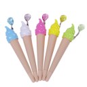 Hot 12pcs/set Creative Cute Fresh Sweet Candy Color Ice Cream Gel Pen Stationery