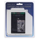 Laptop 2nd Driver Caddy M.2 NGFF SSD to SATA for 12.7mm DVD-ROM Optical Bay 