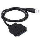USB 3.0  SATA Converter Adapter For 2.5 3.5 inch Hard Drive HDD SSD Perfect New