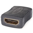 Black HDMI Female to Female Converter Black Coupler Extender Adapter Connector
