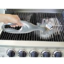 Best Barbecue Grill Cleaner Wire Brush ABS BBQ Handle Cleaning Brush Tools Gray