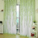 Hot Willow Pattern Voile Tulle Room Window Screening Curtain Sheer Panel Drapes