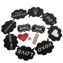 Wedding Photo Booth Props happy words on a Stick For Wedding Party Photography