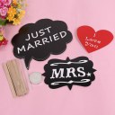 Wedding Photo Booth Props happy words on a Stick For Wedding Party Photography