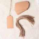 Wedding Party Kraft Paper Hang Tags Favor Punch Label Price Gift Cards 50pcs New