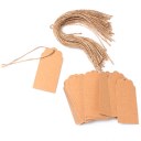Wedding Party Kraft Paper Hang Tags Favor Punch Label Price Gift Cards 50pcs New