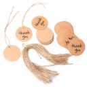 Kraft Paper Hang Tags Wedding Party Favor Punch Label Price Gift Cards