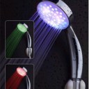 Newest Colorful Head Home Bathroom 7 Colors Changing LED Shower Water Glow Light