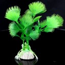 10pcs/lot Plastic Aquarium Decorations Artificial Plants Fish Tank Grass Flower 