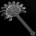 10 Pcs/set Sunflower Tips Nail Art Display Acrylic Practice Sticks UV Gel Wheel New