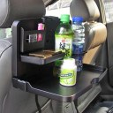 Universal Car Dining Table Drink Cup Holder Travel Dining Tray Folding Meal