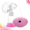 Hot Pink Electric Breast Pump with USB Cable Kit Set Light Weight Hands-Free PP