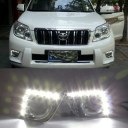 2x LED Daytime Running Fog Light DRL For Toyota Land Cruiser Prado FJ150 2011-13