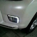 2x LED Daytime Running Fog Light DRL For Toyota Land Cruiser Prado FJ150 2011-13
