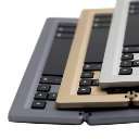 Portable Wireless Bluetooth Keyboard Foldable Mini Keypad Alumina Alloy