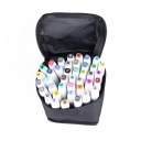 40 Color Twin Tip Marker Pen Broad Touch Five Graphic Markers Sketch Plastic
