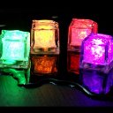 12pcs LED Ice Cubes Color Change Water Sensor Light For Romantic Wedding Party