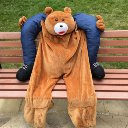 Halloween Teddy Bear Stuffed Ride on Me Carry Back Fancy Dress Costume Pants