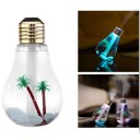 Home Essential Colorful Light Bulb Humidifier Purifying Air Diffuser Ultrasonic