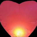 10pcs Heart Shape Chinese Lanterns Paper Sky Fire Lamp For Wish Wedding Party