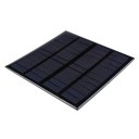 Polysilicon 3Watt 12Volt Solar Panel Electronic Long Service Life Black
