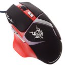 USB Wired Optical Mouse Multimedia Gaming/Working Mouse 7D Mouse Black+Red
