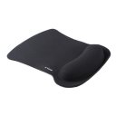 Antifatigue Comfort Foam Wave Rest Mice Pad Pro-Fit Mousepad for Optical Mouse Black