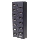 13 Ports Hub Concentrator With Switch BYL-1109 Black