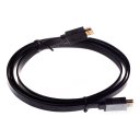 1.8 meters HDMI male to HDMI male connector Cable Black