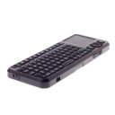 2.4GHz Mini Wireless Keyboard Touchpad Black